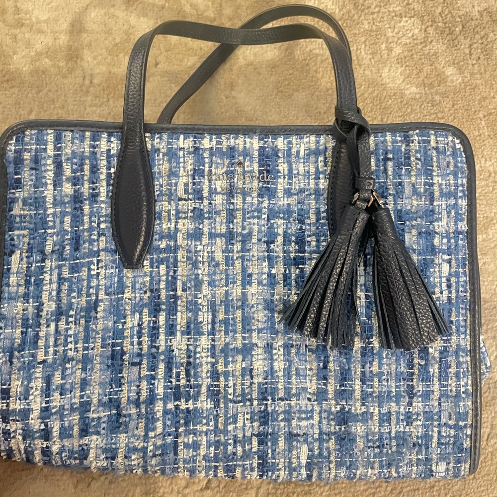 Kate Spade Blue Twead Bag